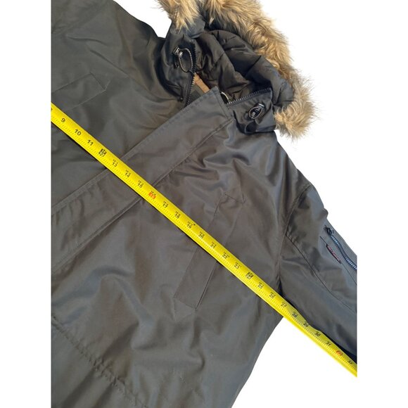 Hawke & Co Thermal Insulated Parka With Faux Fur Hood XL - Picture 5 of 14